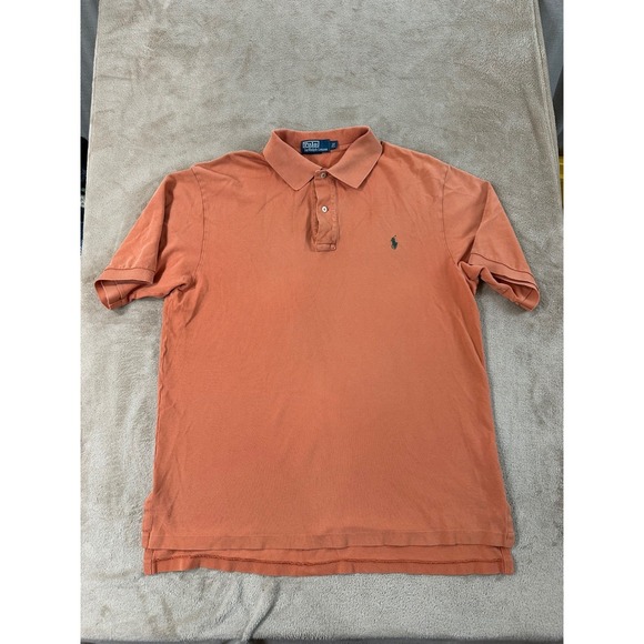 Polo Ralph Lauren Other - Vintage Polo Ralph Lauren Classic Polo Shirt Fit Men LT Tall Orange short sleeve